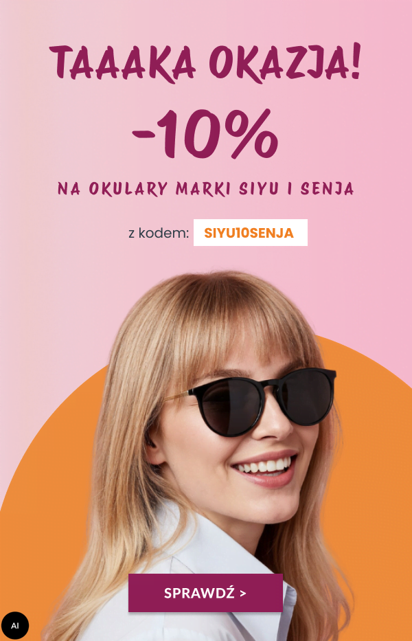 Taaka okazja! -10% na wszystkie okulary marki SENJA i SIYU z kodem: SIYU10SENJA