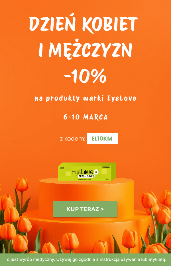 Dzień Kobiet i Mężczyzn -10% na produkty marki EyeLove 6-10 marca z kodem: el10km