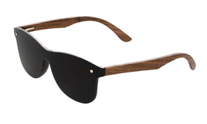 Okulary przeciwsłoneczne Gepetto Boney M Blackberry z polaryzacją drewniane