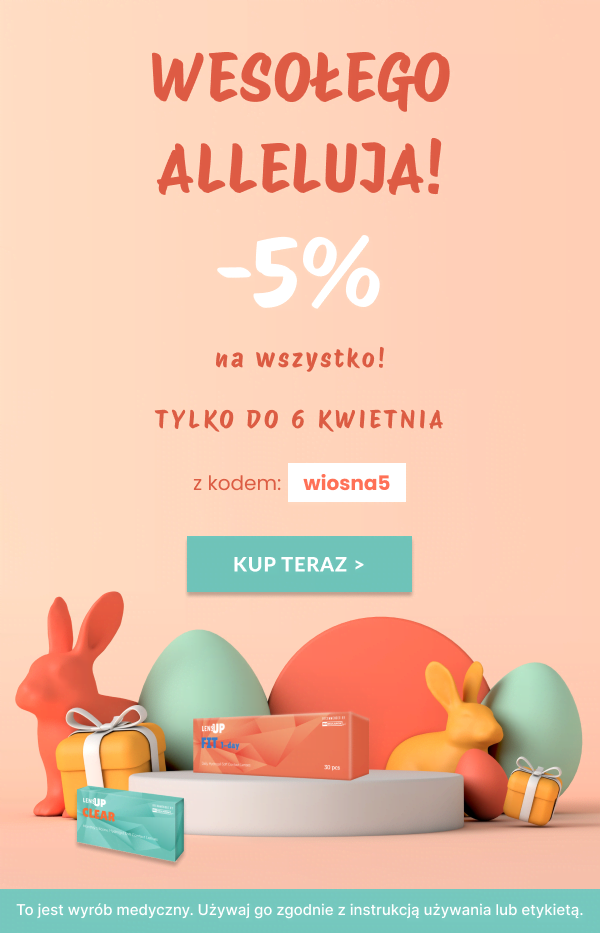 Przywitaj wiosnę! -5% na wszystko 30 marca - 6 kwietnia z kodem: WIOSNA5